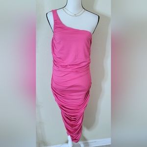 Nice Pink Midi Dress